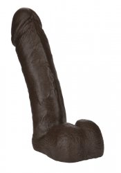 Vac-U-Lock 8 Inch Realistic Black Cock