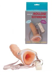 Strap-on Vibrating Hollow Extender