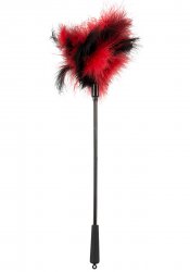 Feather Wand Black/Red