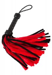 röd svart flogger