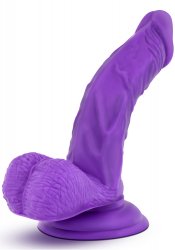 lila dildo med sugpropp