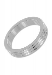 Ribbed Steel Cockring 50 mm