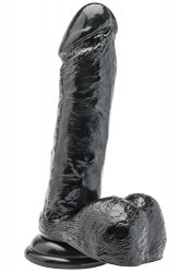 Get Real Svart Dildo 19 cm