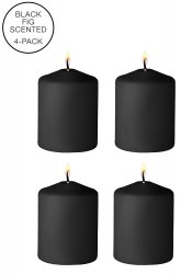 Ouch Tease Candle 4-pack, svart