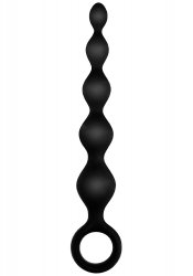 Ribbed Silicone Anal Beads 14 cm