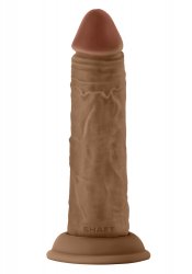 Shaft Liquid Silicone Dildo Model J 5,5 Inch, Oak