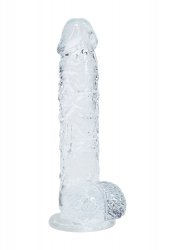 Crystal Clear dildo 13 cm, Clear