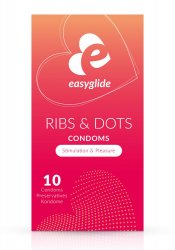 Easyglide Ribs and Dots Condoms 10-pack