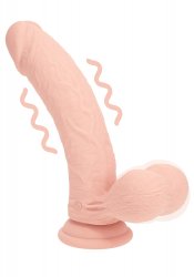 Realrock Dual Density Vibrating Dildo 18 cm