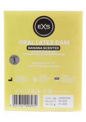 EXS Oral Dam Slicklapp, Banana