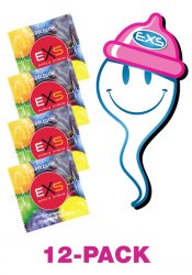 EXS Bubblegum Rap Kondom 12-pack