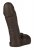 Vac-U-Lock 8 Inch Realistic Black Cock
