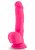 Rosa dildo med stark sugpropp