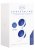Chrystalino Glass Ben-Wa Medium, Blue