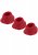 Womanizer Munstycke Röd, Medium 3-pack