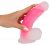 Realistisk dildo med sugpropp, rosa