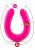 Rusé Slim Dubbeldildo, Hot Pink