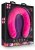 Rusé Slim Dubbeldildo, Hot Pink