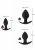 Black Velvet Anal Trainer Set