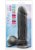 Massive Dual Density Black Dildo 21 cm