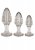 Glitter Analplugg-Set 3 delar