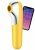 Satisfyer Dual Love Air Pulse Vibrator, yellow