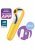 Satisfyer Dual Love Air Pulse Vibrator, yellow