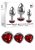 Three Heart Gem Anal Plug Set