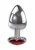 Medium Red Heart Gem Anal Plug