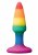Rainbow Analplugg, mini