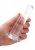 Crystal Clear non realistic dildo 13 cm, Clear