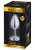 Alive BDSM Line Analplugg metall Medium, Klar