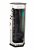 Dual Density Svart Dildo med pung 23 cm