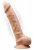 Dual Density Dildo med pung och vibrator 20 cm