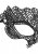 Princess black lace mask