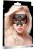 Princess black lace mask
