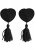 Nipple Tassels Heart Shaped, Black