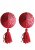 Nipple Tassels Round Shaped, Red