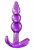 B Yours Triple Bead Anal Plug, Purple