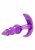 B Yours Triple Bead Anal Plug, Purple