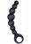 Ribbed Silicone Curved Anal Beads 18 cm