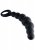 Ribbed Silicone Curved Anal Beads 18 cm