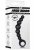 Ribbed Silicone Curved Anal Beads 18 cm