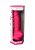 Dual Density Rosa Dildo med pung 23 cm