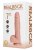 Realrock Vibrating Regular Straight cock with balls 17,8 cm