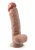 Premium Real Skin Dildo med pung 21 cm