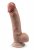 Premium Real Skin Dildo med pung 21 cm