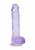 Crystal Clear dildo 13 cm, Purple