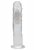 Realrock LED Vibrating Straight Cock 20 cm