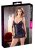 Shiny black chemise